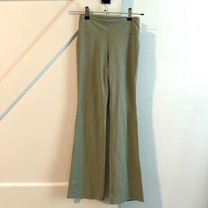 Athleta girl chit chat flare pant L/12 sage green